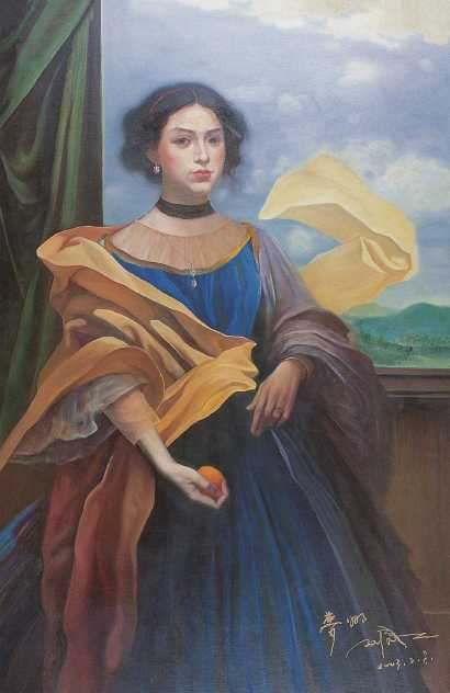 邢健健 2003年作 梦娜的肖像